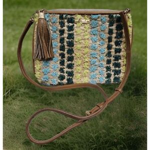 Rare-Gigi New York Every Day Leather Trim Crossbody Bag / New No Tags